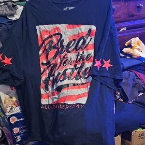 !! Men's 4XL Graphic Tee - Black and Red